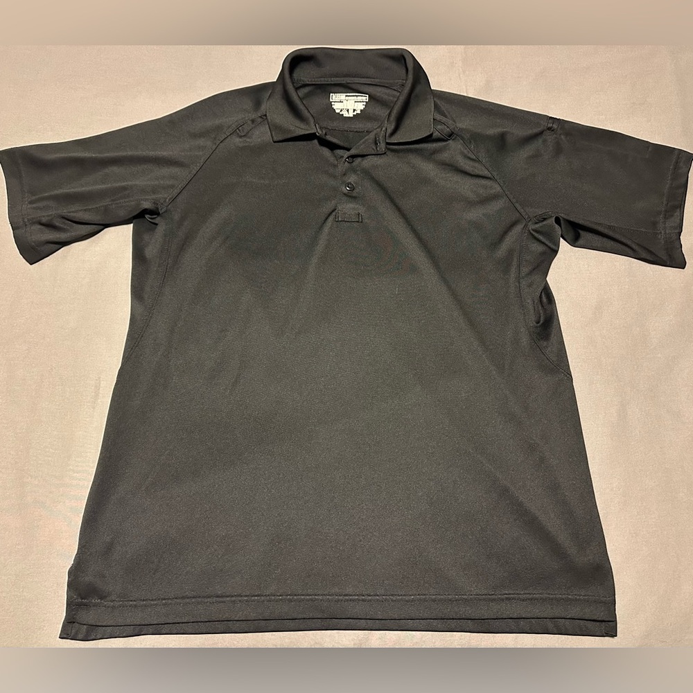 5.11 Tactical Series Polo Shirt Mens Large Short Sleeve Black
